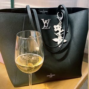 Authentic Louis Vuitton Calfskin “Lock Me” Cabas Bag